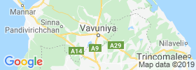 Vavuniya map